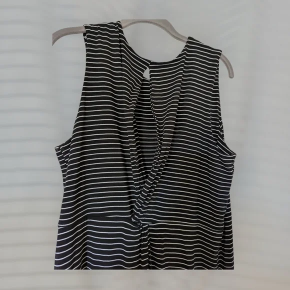 Athleta Stripe Twist Back Dress - Picture 3 of 6
